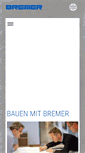 Mobile Screenshot of bremerbau.de